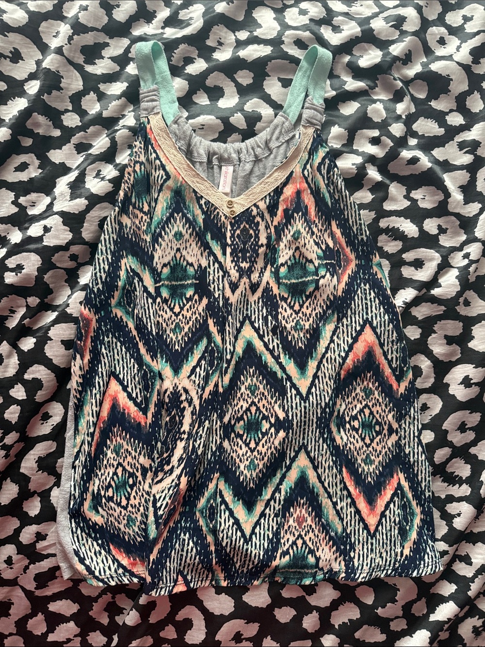 Aztec blouse size large